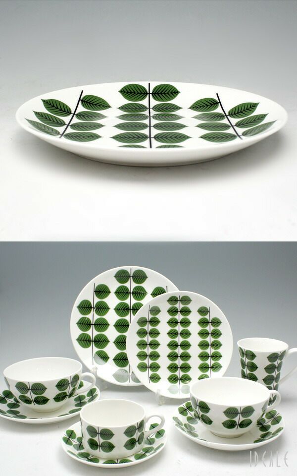 グスタフスベリ（Gustavsberg） ベルソ/Bersa プレート 22cm 復刻版