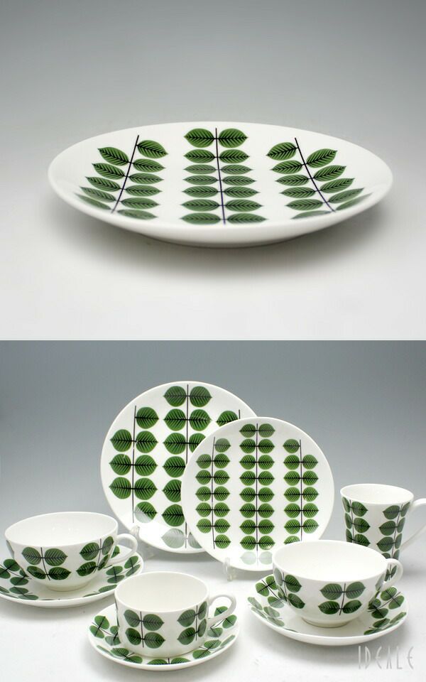 グスタフスベリ（Gustavsberg） ベルソ/Bersa プレート 18cm 復刻版