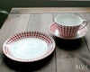 グスタフスベリ（Gustavsberg） エヴァ/Eva ティーカップ＆ソーサー + プレート18cm 復刻版