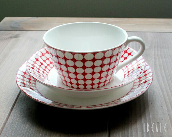 グスタフスベリ（Gustavsberg） エヴァ/Eva ティーカップ＆ソーサー + プレート18cm 復刻版