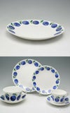 グスタフスベリ（Gustavsberg） プルーヌス/Prunus プレート 22cm 復刻版
