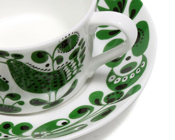 グスタフスベリ（Gustavsberg） チュールチュール/Turtur ティーカップ＆ソーサー + プレート 18cm 復刻版