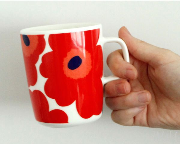 マリメッコ（marimekko） ウニッコ/UNIKKO マグカップ 250ml レッド