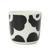 マリメッコ（marimekko） ウニッコ/UNIKKO ラテマグ 200ml ホワイト/ブラック 2個入り(ペア)