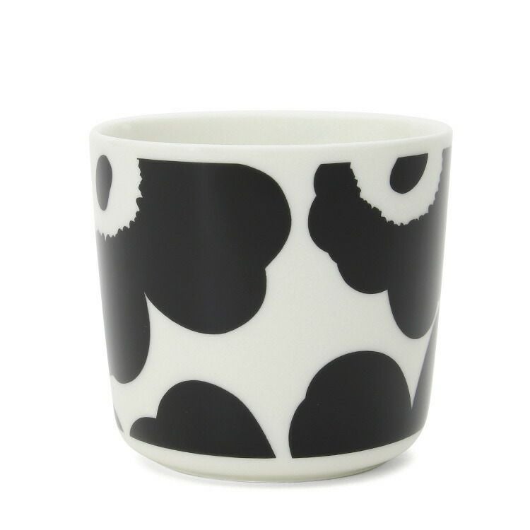 マリメッコ（marimekko） ウニッコ/UNIKKO ラテマグ 200ml ホワイト/ブラック 2個入り(ペア)