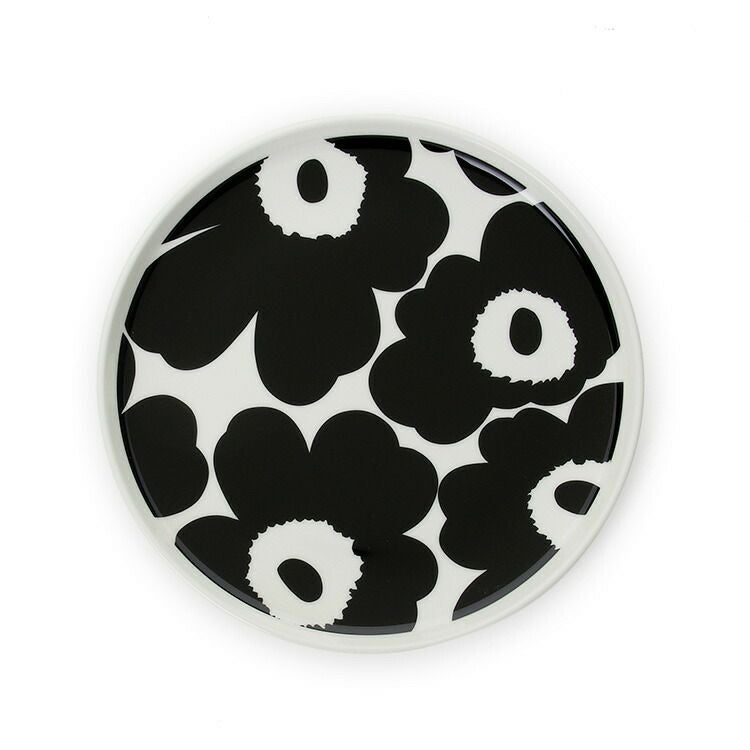 マリメッコ（marimekko） ウニッコ/UNIKKO プレート 20cm ホワイト/ブラック