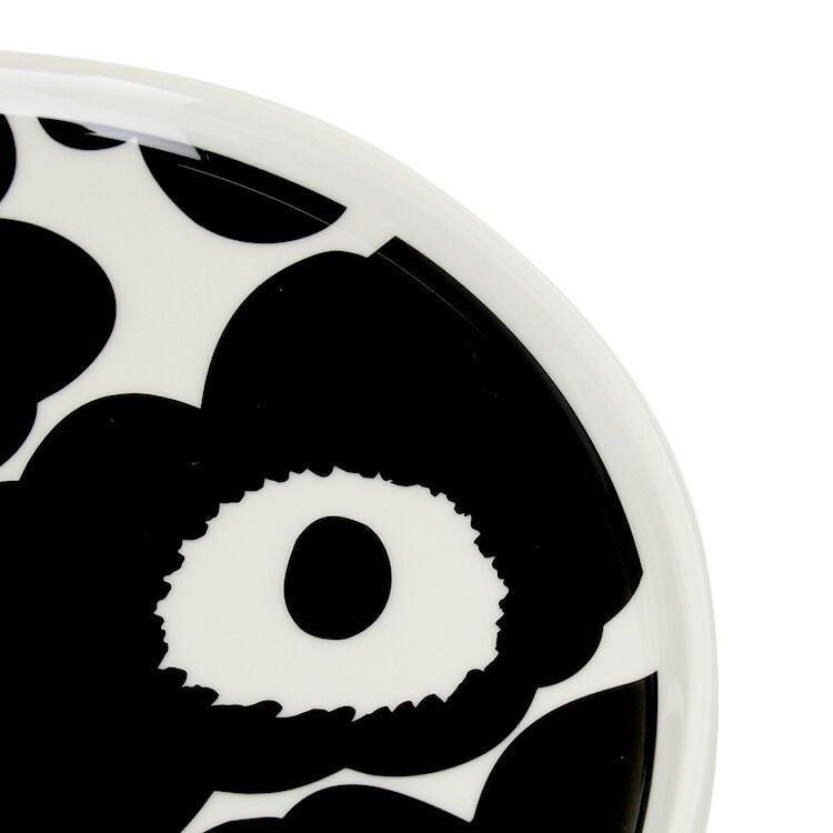 マリメッコ（marimekko） ウニッコ/UNIKKO プレート 20cm ホワイト/ブラック