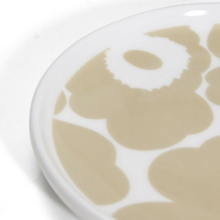 マリメッコ（marimekko） ウニッコ/UNIKKO プレート 13.5cm ホワイト/ベージュ