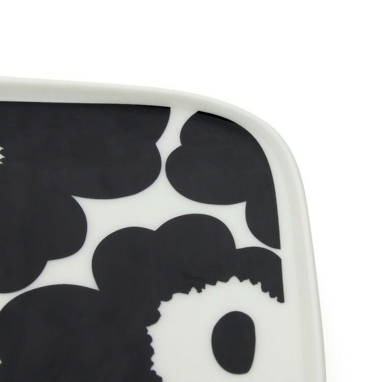 マリメッコ（marimekko） ウニッコ/UNIKKO プレート15×12cm ホワイト/ブラック