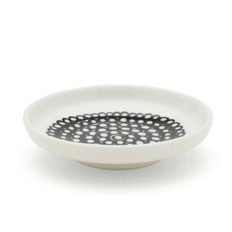 マリメッコ（marimekko） シイルトラプータルハ/SIIRTOLAPUUTARHA プレート 8.5cm ホワイト/ブラック