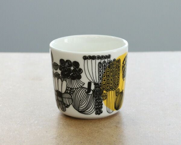 マリメッコ（marimekko） シイルトラプータルハ/SIIRTOLAPUUTARHA コーヒーカップ 200mｌ イエロー