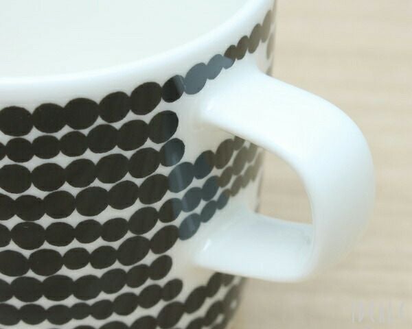 マリメッコ（marimekko） シイルトラプータルハ/SIIRTOLAPUUTARHA コーヒーカップ 200mｌ ホワイト/ブラック