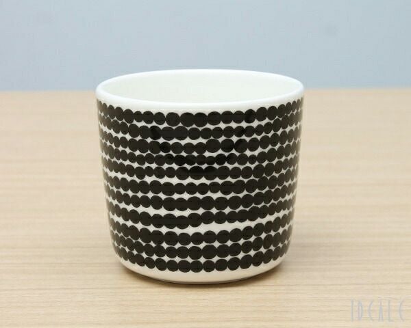 マリメッコ（marimekko） シイルトラプータルハ/SIIRTOLAPUUTARHA コーヒーカップ 200mｌ ホワイト/ブラック