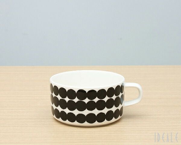 マリメッコ（marimekko） シイルトラプータルハ/SIIRTOLAPUUTARHA ティーカップ 250ml ブラック