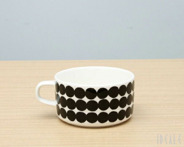 マリメッコ（marimekko） シイルトラプータルハ/SIIRTOLAPUUTARHA ティーカップ 250ml ブラック