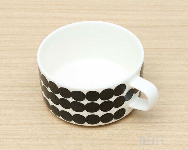 マリメッコ（marimekko） シイルトラプータルハ/SIIRTOLAPUUTARHA ティーカップ 250ml ブラック