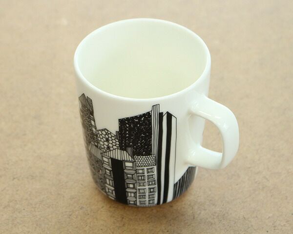 マリメッコ（marimekko） シイルトラプータルハ/SIIRTOLAPUUTARHA マグカップ 250ml ブラック