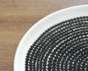 マリメッコ（marimekko） ラシィマット/RASYMATTO プレート 13.5cm ホワイト/ブラック