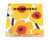 マリメッコ（marimekko） ウニッコ/UNIKKO ペーパーナプキン ダークイエロー