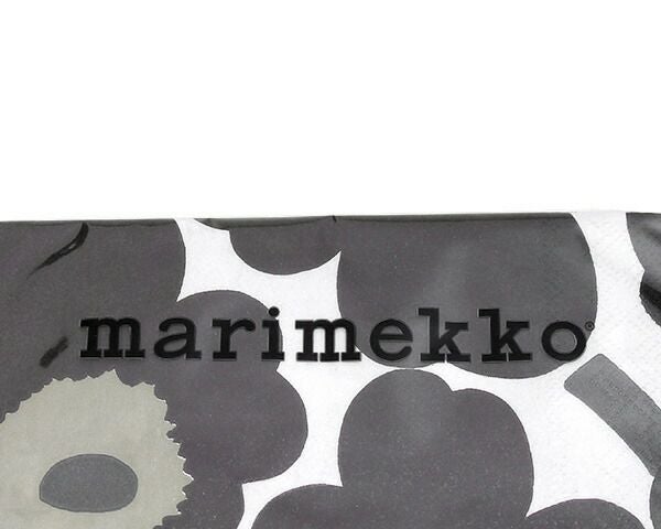 マリメッコ（marimekko） ウニッコ/UNIKKO ペーパーナプキン ホワイト/ブラック