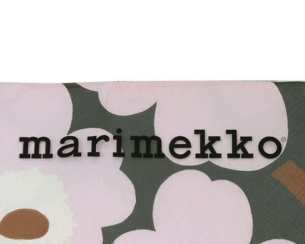 マリメッコ（marimekko） ウニッコ/UNIKKO ペーパーナプキン ローズ
