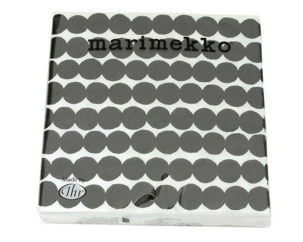 マリメッコ（marimekko） ラシィマット/RASYMATTO ペーパーナプキン ブラック