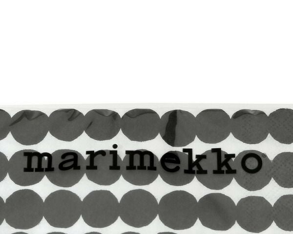 マリメッコ（marimekko） ラシィマット/RASYMATTO ペーパーナプキン ブラック