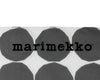 マリメッコ（marimekko） キヴェット/KIVET ペーパーナプキン ブラック/ホワイト