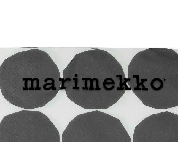 マリメッコ（marimekko） キヴェット/KIVET ペーパーナプキン ブラック/ホワイト
