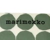 マリメッコ（marimekko） キヴェット/KIVET ペーパーナプキン ホワイト/グリーン