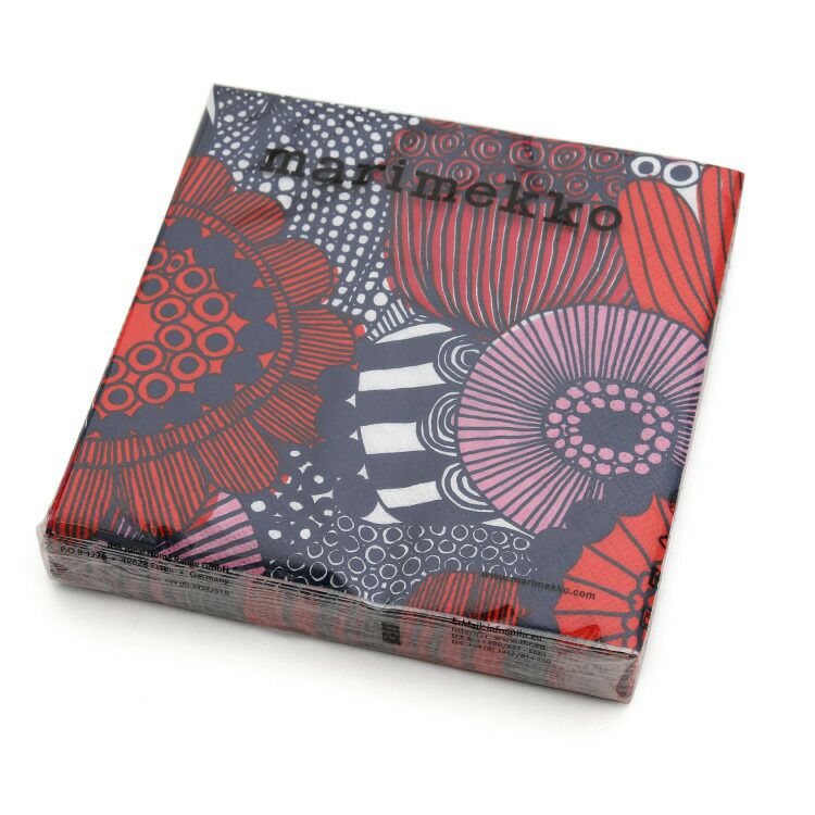 マリメッコ（marimekko） シイルトラプータルハ/SIIRTOLAPUUTARHA ペーパーナプキン ブルー