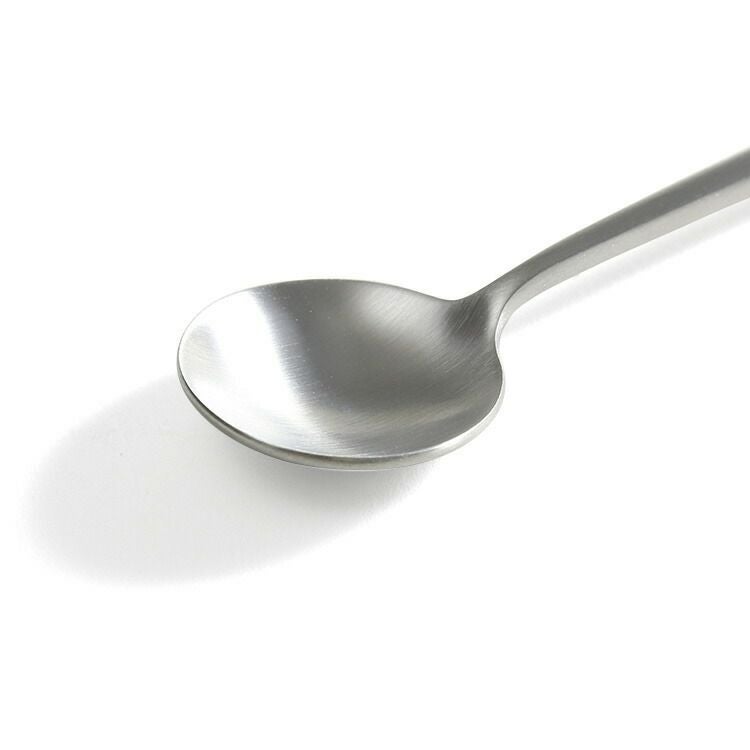 クチポール（Cutipol） ムーンマット/MOON MATT ロングドリンクスプーン シルバー