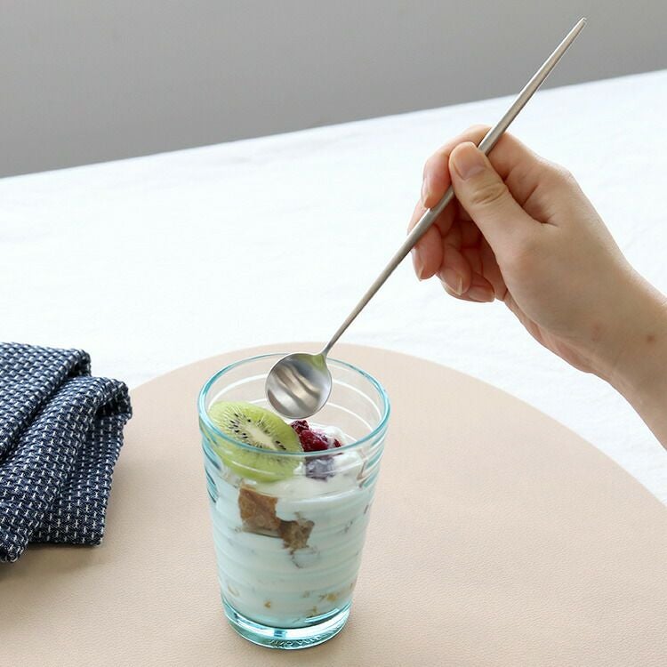 クチポール（Cutipol） ムーンマット/MOON MATT ロングドリンクスプーン シルバー