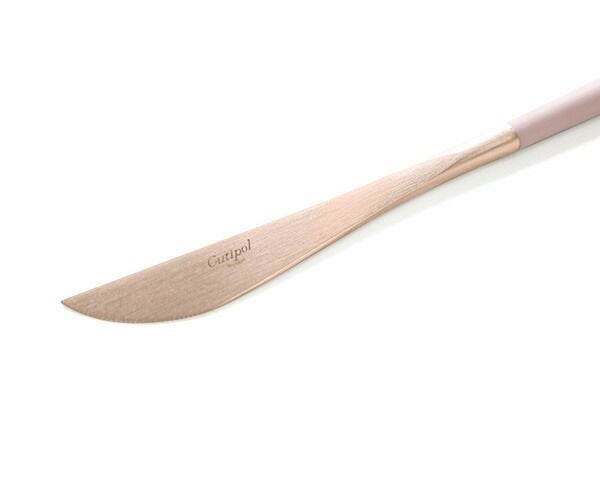 クチポール（Cutipol） ゴア/GOA ディナー/テーブルナイフ ピンクマットローズゴールド