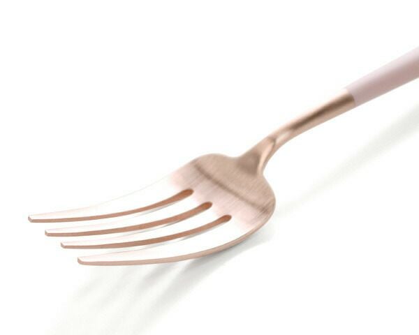 クチポール（Cutipol） ゴア/GOA ディナー/テーブルフォーク ピンクマットローズゴールド