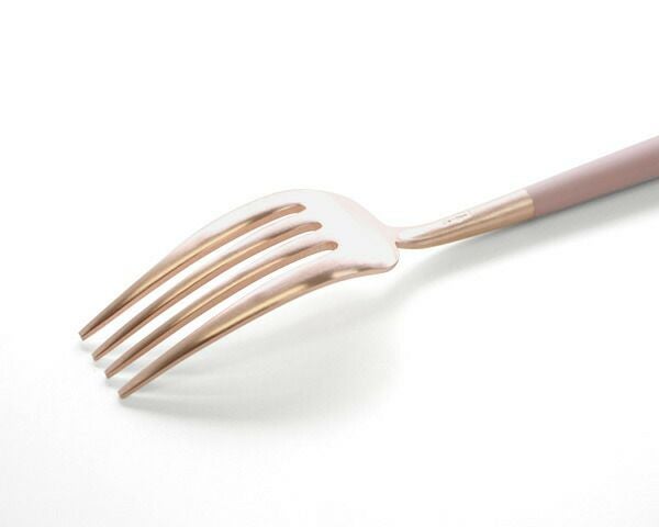 クチポール（Cutipol） ゴア/GOA ディナー/テーブルフォーク ピンクマットローズゴールド