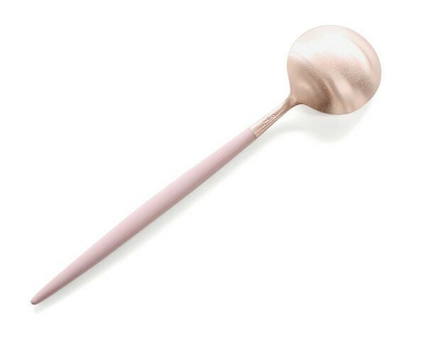 クチポール（Cutipol） ゴア/GOA デザートスプーン ピンクマットローズゴールド