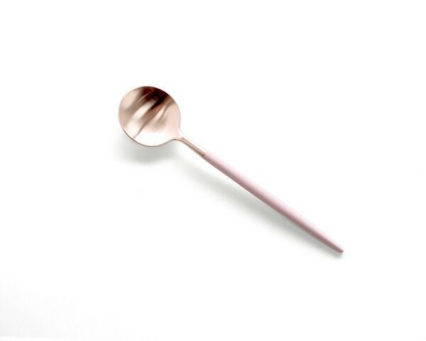 クチポール（Cutipol） ゴア/GOA コーヒー/ティー スプーン ピンクマットローズゴールド