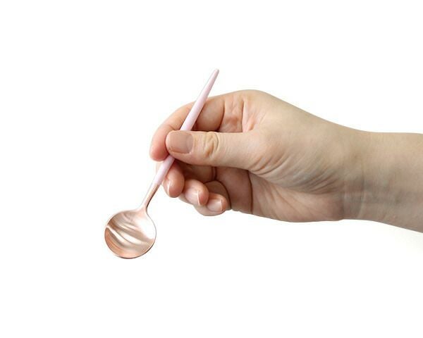 クチポール（Cutipol） ゴア/GOA コーヒー/ティー スプーン ピンクマットローズゴールド