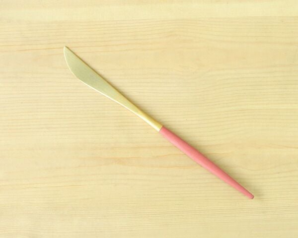 クチポール（Cutipol） ゴア/GOA ディナーナイフ レッドマットゴールド