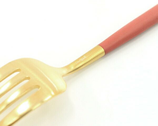 クチポール（Cutipol） ゴア/GOA ディナーフォーク レッドマットゴールド