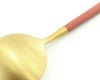 クチポール（Cutipol） ゴア/GOA デザートスプーン レッドマットゴールド