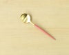 クチポール（Cutipol） ゴア/GOA コーヒー/ティー スプーン レッドマットゴールド