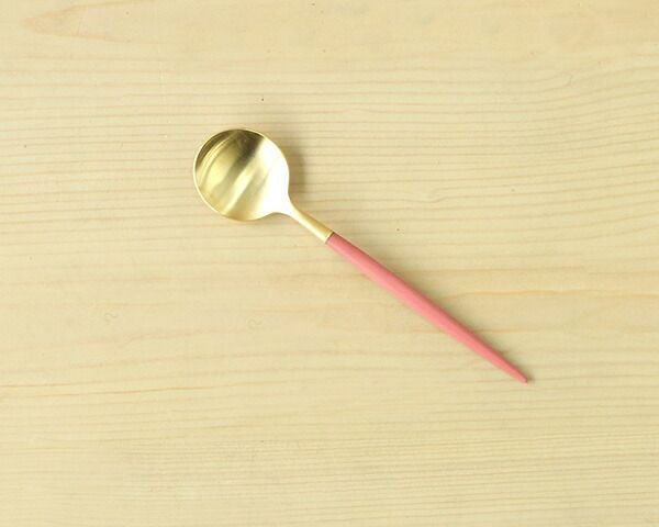 クチポール（Cutipol） ゴア/GOA コーヒー/ティー スプーン レッドマットゴールド