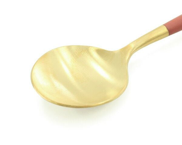 クチポール（Cutipol） ゴア/GOA コーヒー/ティー スプーン レッドマットゴールド