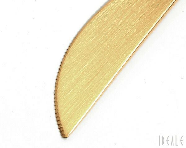 クチポール（Cutipol） ゴア/GOA ディナーナイフ ブラックマットゴールド