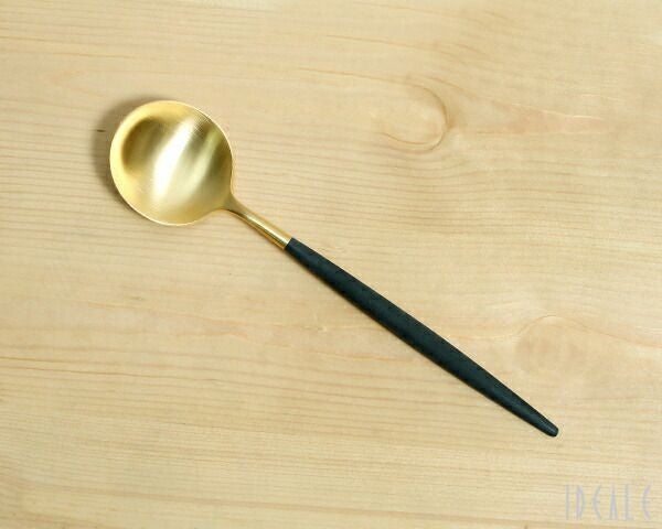 クチポール（Cutipol） ゴア/GOA ディナースプーン ブラックマットゴールド