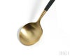 クチポール（Cutipol） ゴア/GOA コーヒー/ティースプーン ブラックマットゴールド