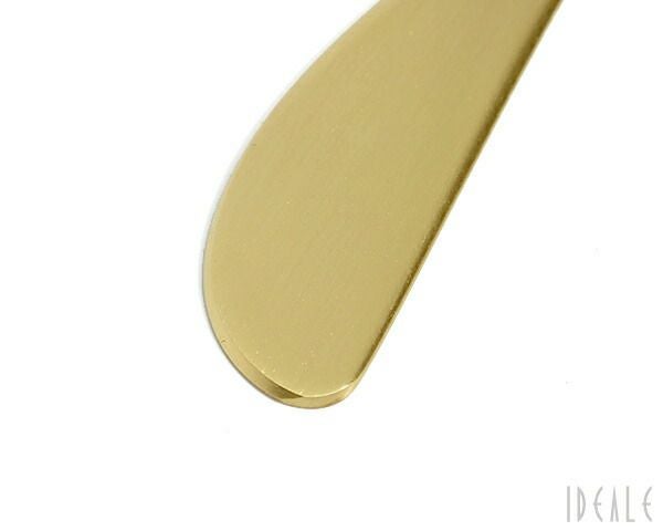 クチポール（Cutipol） ゴア/GOA バターナイフ ブラックマットゴールド