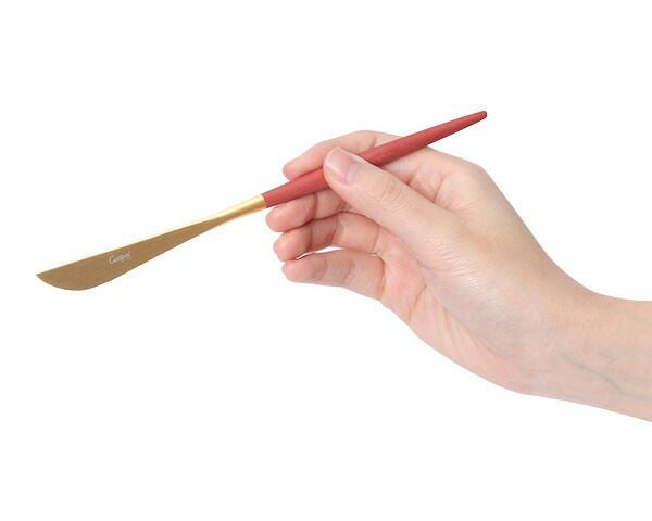 クチポール（Cutipol） ゴア/GOA デザートナイフ レッドマットゴールド